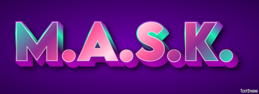 M.A.S.K. Effetto testo