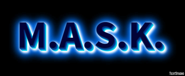M.A.S.K. Text effect