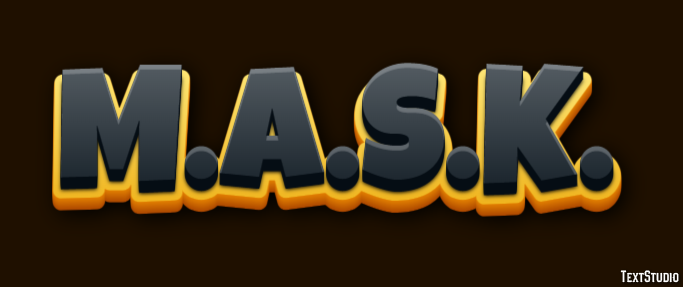 M.A.S.K. Text Effect