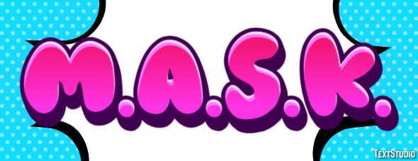 M.A.S.K. Text Effect