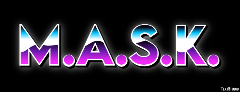 M.A.S.K. Text Effect