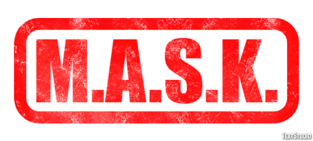 M.A.S.K. Text effect