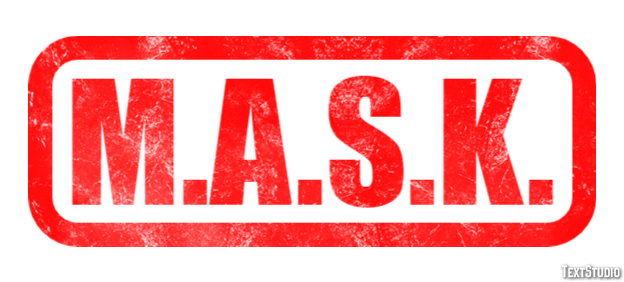 M.A.S.K. Text Effect