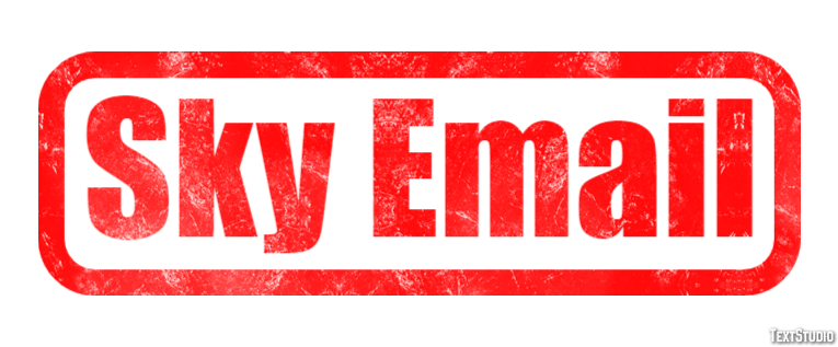 Sky Email Efekt tekstowy