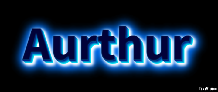 Aurthur Text effect