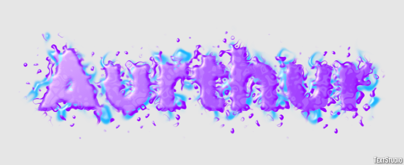 Aurthur Text effect