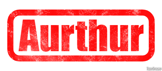 Aurthur Text effect