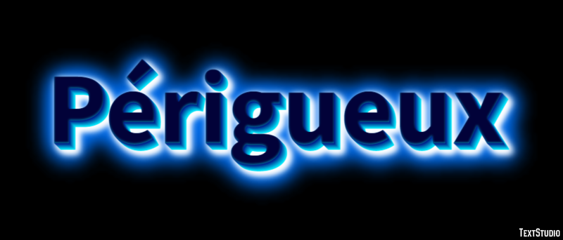 Périgueux Efekt tekstowy