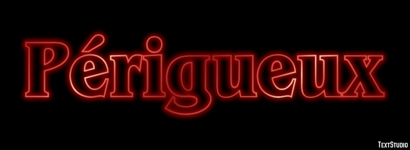 Périgueux Efekt tekstowy