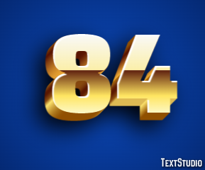 84 Text Effect