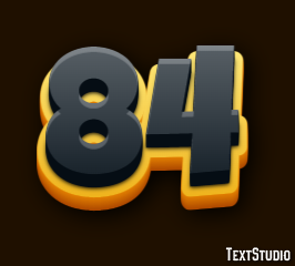 84 Text Effect
