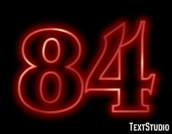 84 Text Effect