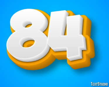 84 Text Effect