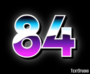 84 Text Effect