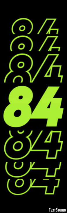 84 Text Effect