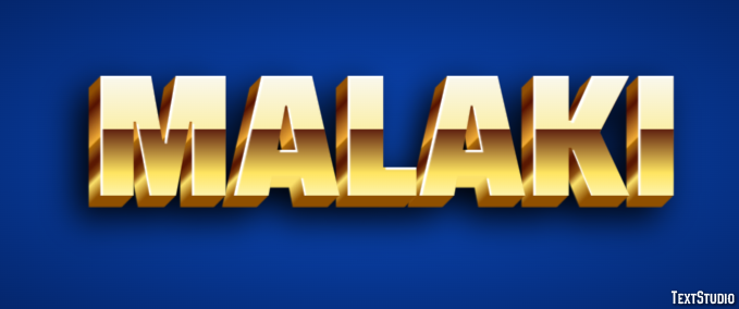 Malaki Texteffekt