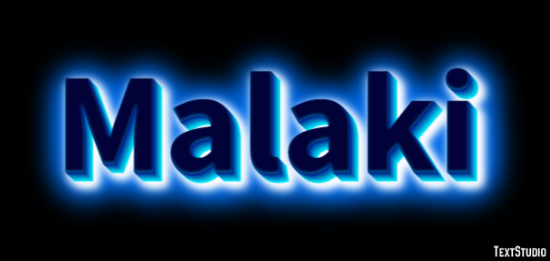 Malaki Texteffekt
