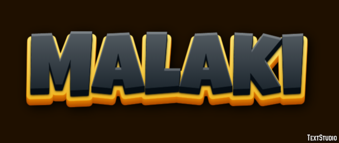 Malaki Texteffekt