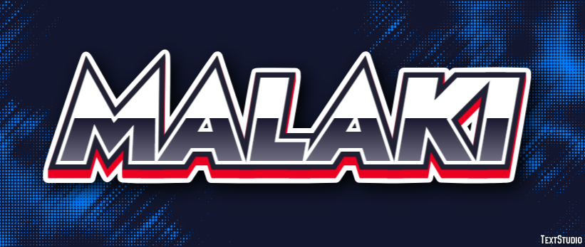 Malaki Texteffekt