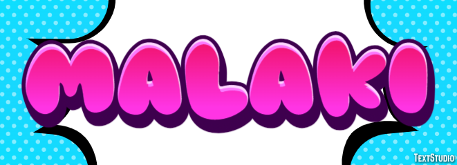 Malaki Texteffekt