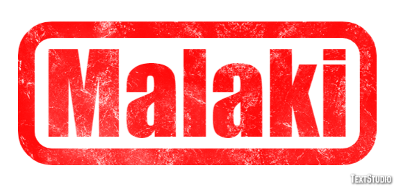 Malaki Texteffekt