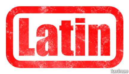 Latin Efecto de Texto