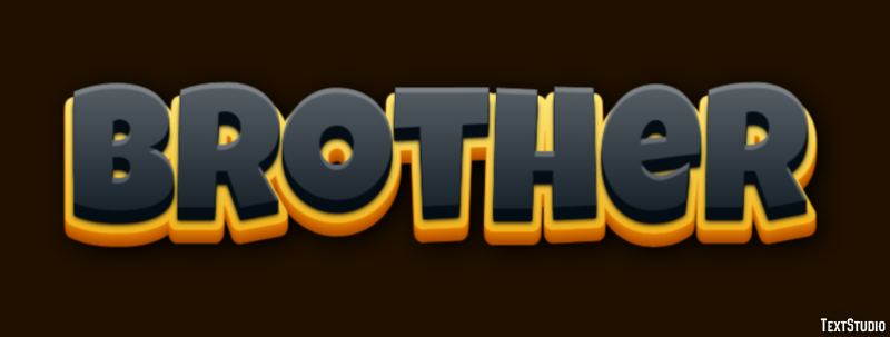 Brother Text Effect