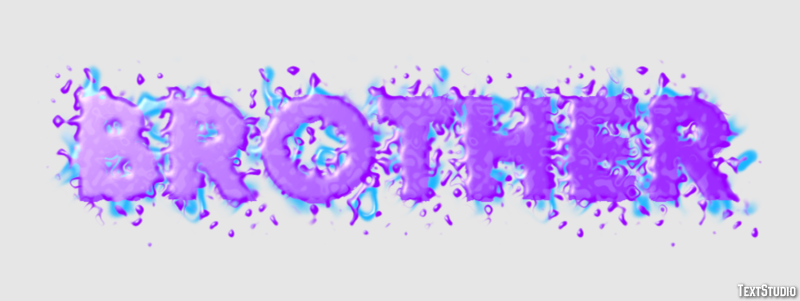 Brother Text Effect