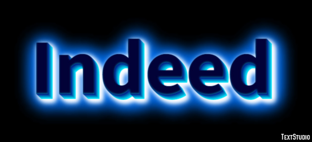 Indeed Tekst Effect