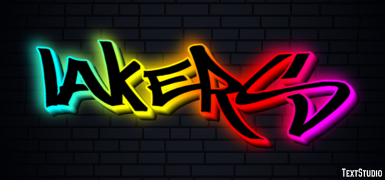 Lakers Text effect