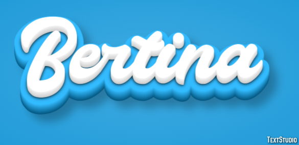 Bertina Text Effect