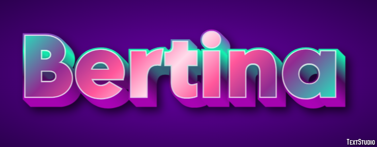 Bertina Text Effect