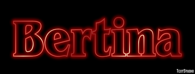 Bertina Text Effect