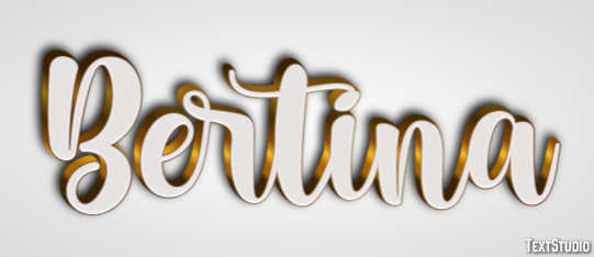 Bertina Text Effect