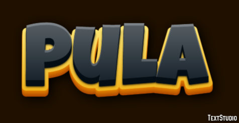 Pula Effetto testo