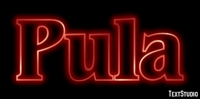 Pula Effetto testo