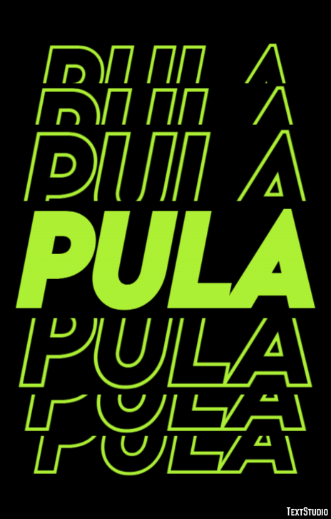 Pula Effetto testo
