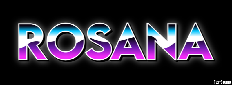 Rosana Efecto de texto