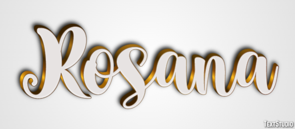 Rosana Efecto de Texto