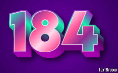 184 Text Effect