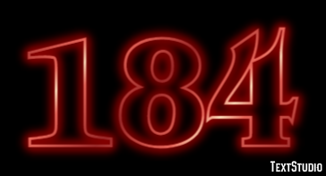 184 Text effect