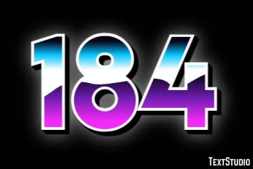 184 Text Effect