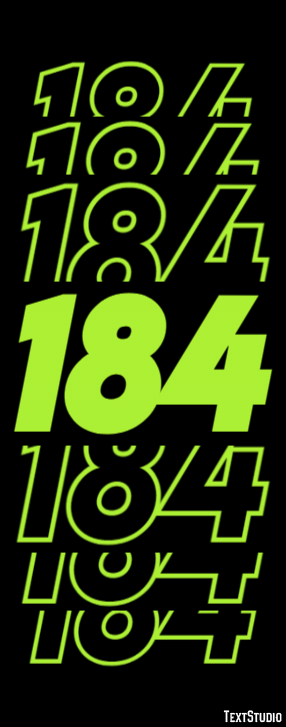 184 Text Effect