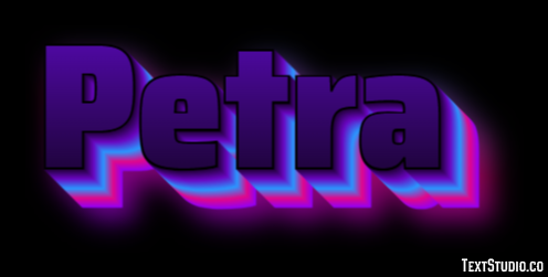 Petra Texteffekt