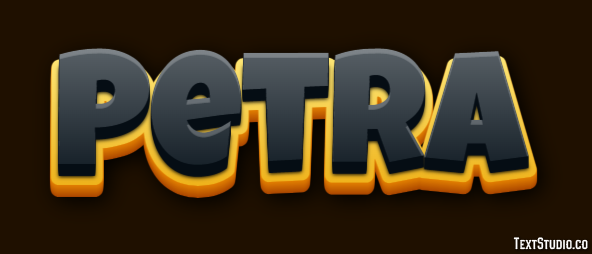 Petra Efecto de texto