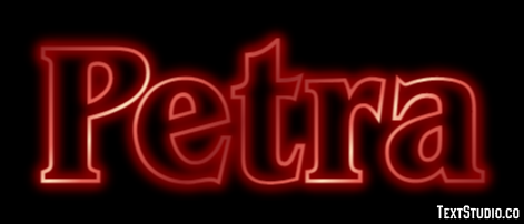 Petra Efecto de texto