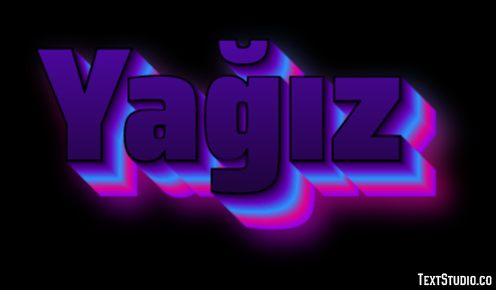 Yağız Tekst Effect