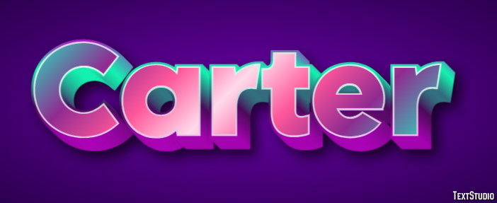 Carter Text Effect