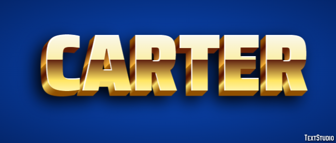 Carter Text Effect