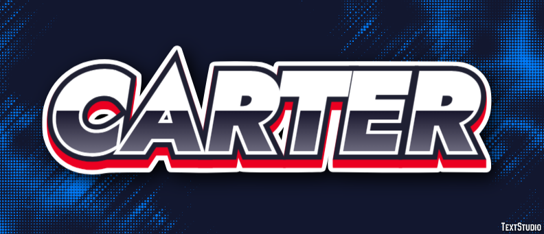 Carter Text Effect